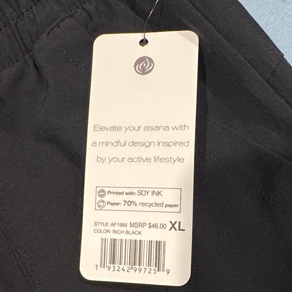 Apana Black Track Pants
